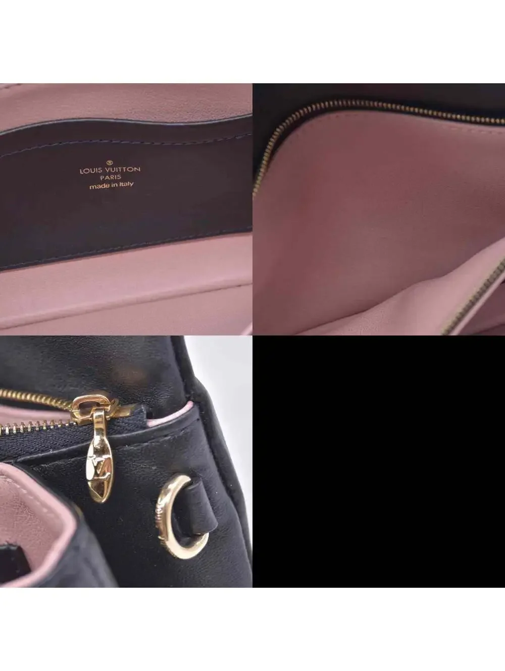 $3150 RFID Louis Vuitton Lambskin Embossed Monogram Pochette